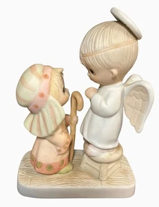 Precious Moments Jesus Is Born 1978 Figurine By Jonathan & David - Picture 1 of 10