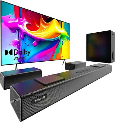 5.1.2CH Dolby Atmos Soundbar, Home Theater per TV, Impianto Dolby Surround, Soun - Immagine 1 di 4