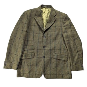 Alpendale (42R) Vintage Windowpane Wool Tweed Check Shooting Hunting Sport Coat - Bild 1 von 8