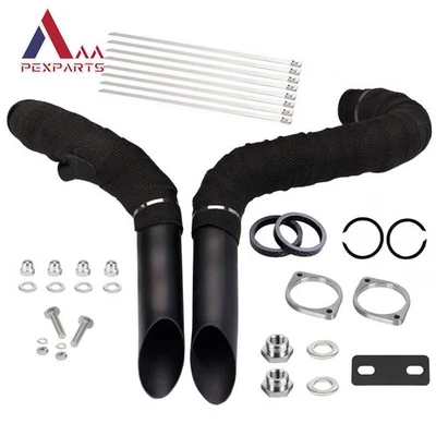 Tubos rectos negros para bicicleta de control delantero Harley 1984-2023 Sportster/Softail Foto 1 de 4