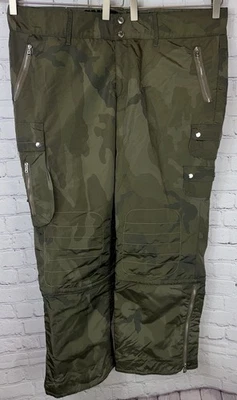 Pantalones de esquí BOGNER para mujer Clarie camuflados bordados en nieve oliva talla 16 Foto 1 de 4