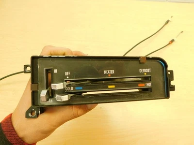 HEATER CONTROLS NON A/C WITH CABLES 1972-1976 PONTIAC FULL SIZE CARS 74PW1-1N3 - Image 1 of 4
