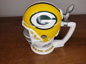 Green Bay Packers Super Bowl Champions Helmet Stein Longton Crown NFL 1997 COA - Bild 1 von 10