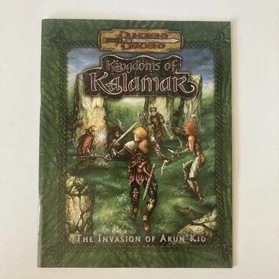 D&D The Invasion of Arun'Kid Kingdoms of Kalamar Dungeons & Dragons 2002 D20 Foto 1 de 3