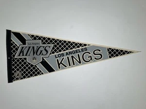 Vintage Los Angeles Kings LA NHL 90’s Pennant Flag Banner 12” x 30” - Picture 1 of 5