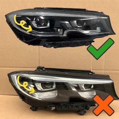 Right LED Adaptive Headlights 9481720 For BMW 3 Series G20 G21 2019-2021 M3 340i Foto 1 de 4