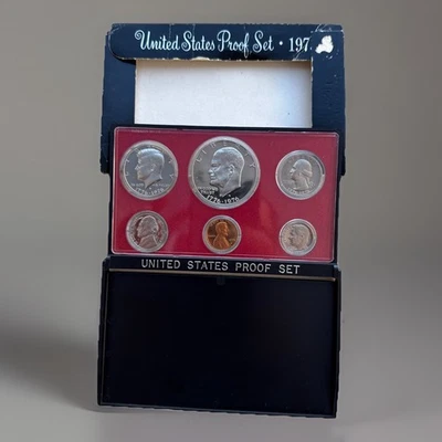 1975 United States Proof Set Rare Vintage Coin Original Box Display Case US Mint - Image 1 of 4