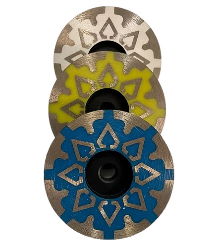 4" Infinity Resin Cup Wheel Diamond Pattern - Image 1 of 1