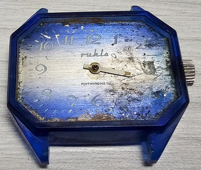 Reloj pulsera antimagnético RUHLA Alemania vintage raro para hombre como... - Imagen 1 de 4