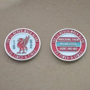 Liverpool Golf Ball Marker (new) - celebrating 20 Titles - Picture 1 of 1
