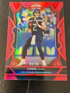 2022 Certified Football Drew Lock Red Parallel /99 Seahawks - Picture 1 of 2