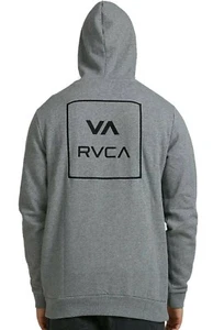 RVCA VA All The Ways Grey Pullover Hoodie Hooded Jumper. Size 12. NWT, RRP$69.99 - Picture 1 of 2