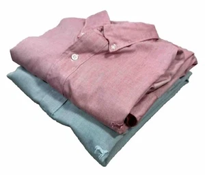 Lote De 2 Camisas De Colección Wrangler Corte Vaquero Abotonadas Talla 17.5-35 Hechas En EE. UU. - Imagen 1 de 15