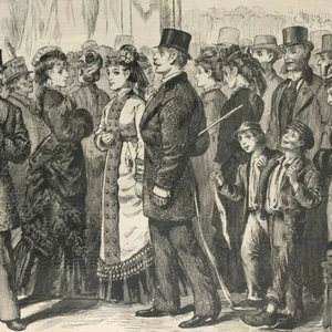 Periódico grande ilustrado gráfico diario completo 1874 publicidad 4/1 en muy buen estado/excelente estado - Imagen 1 de 5