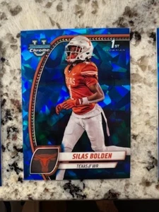 Primera tarjeta Bowman U cromada zafiro 2024 Texas Longhorns Silas Bolden #164 - Imagen 1 de 1