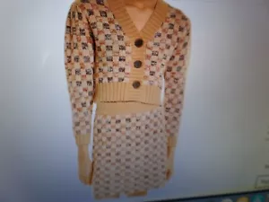 New Latest REBECCA TAYLOR wool cashmere blend crop sweater & mini skirt sz S - Picture 1 of 12