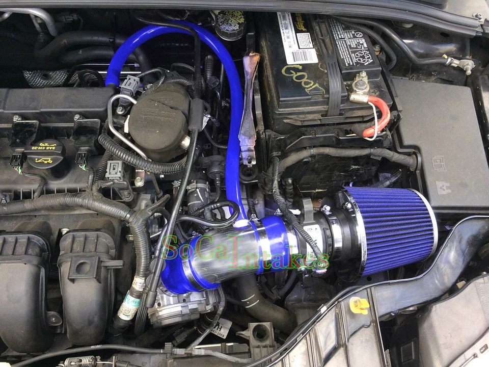 Kit de admisión de aire azul y filtro para Ford Focus 2012-2018 2,0 L 4 cilindros Foto 1 de 1