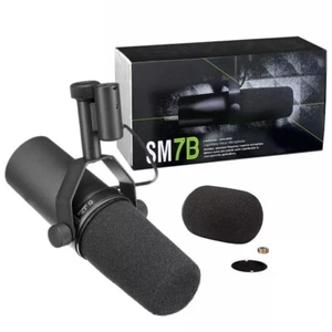 NEW Shure SM7B Cardioid Dynamic Vocal Broadcast Microphone / Fast Shipping - Picture 1 of 7