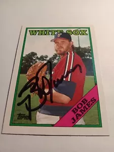 Bob James 1988 Topps #232 autographed auto signed card Chicago White Sox - Picture 1 of 1