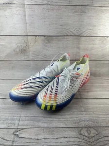 Botines de fútbol Adidas para hombre 11 Predator Edge.1 tierra blanda blancos multi GW1021 NUEVOS - Imagen 1 de 5