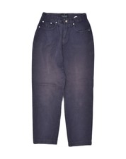 TRUSSARDI JEANS Mens Tapered Jeans W26 L27 Purple Cotton SK04