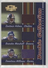 2006 Donruss Threads /500 Brandon Marshall Santonio Holmes #RCTM-6 Rookie RC