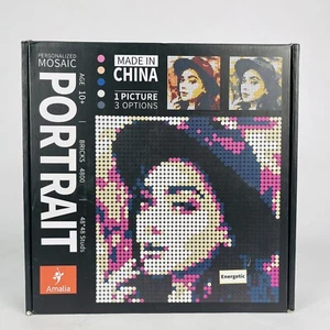 Pixel Wall Art Personalized Mosaic Portrait Custom Building Kit - Picture 1 of 3