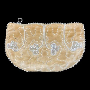 Vintage Beaded Formal Women's Evening Wedding Special Occasion Clutch Purse - Picture 1 of 6