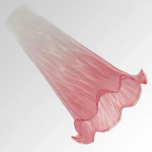 Small White/Rose Lily/Tulip Lamp Shade #6388 - Picture 1 of 4