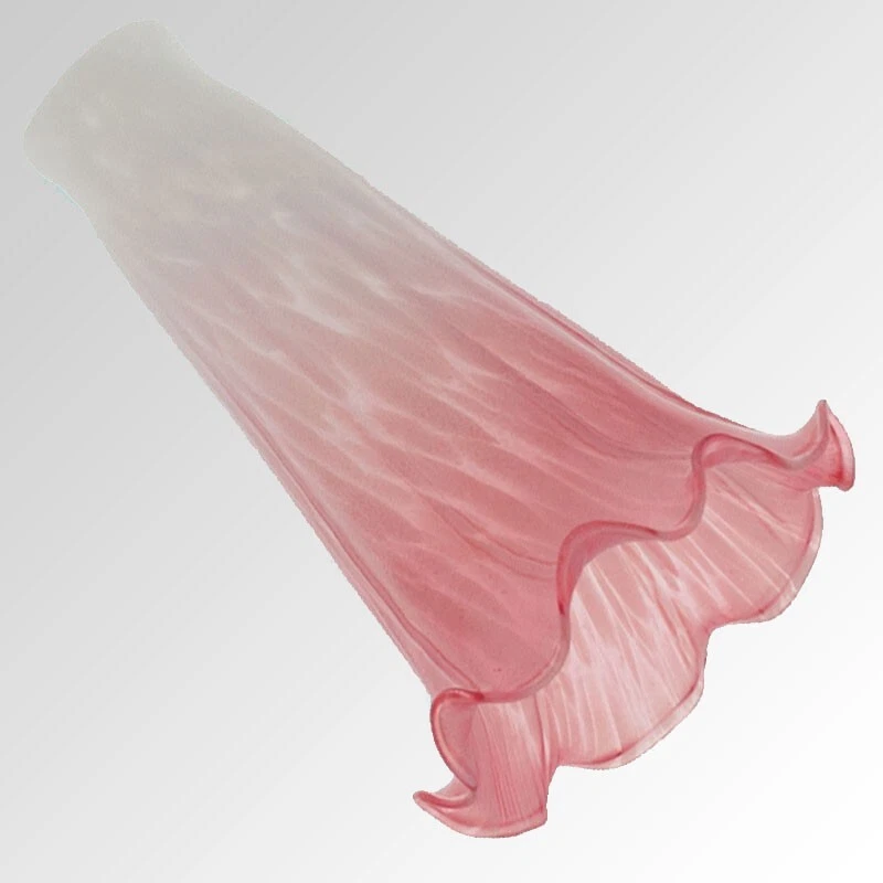 Small White/Rose Lily/Tulip Lamp Shade #6388 - Image 1 of 4