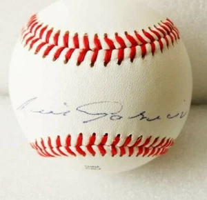 Luis Aparicio Chicago White Sox Autograph Baseball HOF - Imagen 1 de 5