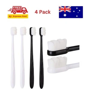 Extra Soft Toothbrush for Sensitive Teeth, 15,000 Nano Bristles, Pack of 4 - Picture 1 of 6