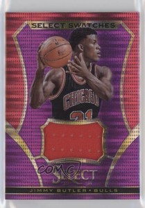 2013-14 Panini Select Select Swatches Purple Prizm /99 Jimmy Butler #19