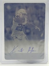 KENNETH DIXON 2016 LEAF Ultimate Draft Magenta PRINT PLATE 1991 Rookie GLR-KD1