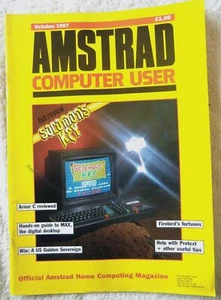 77273 October 1987 Amstrad Computer User Magazine 1987 - Imagen 1 de 1