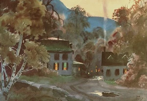 John Pike Watercolor Print - "Quiet Beauty" - Picture 1 of 1