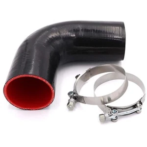 90 Degree Elbow Coupler Silicone Hose 4-Ply 3.5-inch89mm for Turbo/Intercoole... - Picture 1 of 7