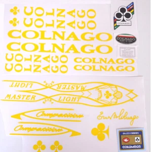 Colnago Master Extra Light decal set choices vintage yellow - Picture 1 of 1