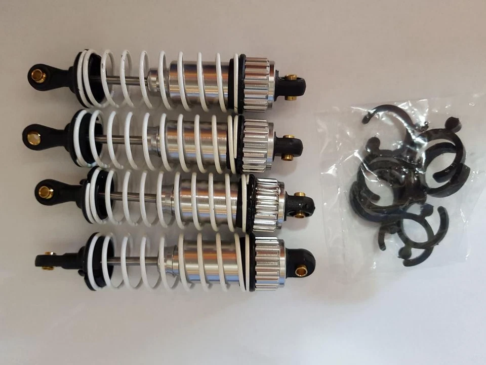 FS-512044 1/10 Set 4 Ammortizzatori in metallo alti 9.5cm - Immagine 1 di 1