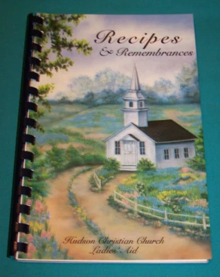 Hudson Christian Church Cookbook Hudson Illinois 1997 - Image 1 of 4