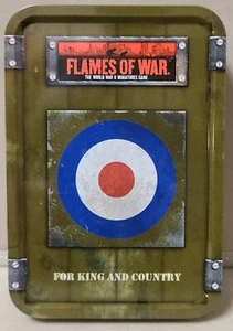 Flames Of War: For King And Country -British /UK Dice and Token Tin -TD025 -RARE - Picture 1 of 3