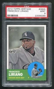 2012 Topps Heritage High Number #H635 Francisco Liriano PSA 9 Pop 3 Higher 1 - Picture 1 of 3