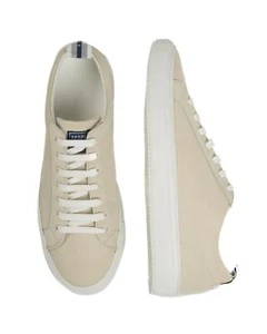 Fedeli $595 Nuevo en Caja Beige Claro Cuero Nubuck Zapatillas bajas Zapatos 40 eu 6.5 EE. UU. - Imagen 1 de 6