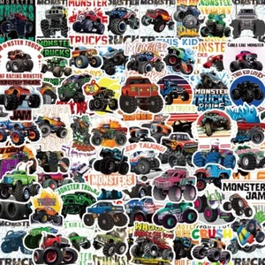 50 pegatinas de camiones Monster Jam pegatinas de automóviles dibujos animados para niños adultos - Imagen 1 de 5