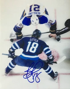 Bryan Little Winnipeg Jets Signed 8x10 Photo - Picture 1 of 1