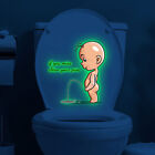 ??Luminous Toilet Stickers Clean Your Piss Decal Waterproof Vinyl Wall Art Sign