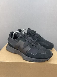 Scarpe da ginnastica New Balance 327 UK taglia 9 triple nere MS327CTB - Foto 1 di 13