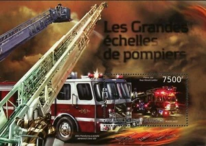 Fire Engines Stamp Firefighter Pierce 105 Rear Mount Ladder S/S MNH #2902/Bl.304 - Picture 1 of 12