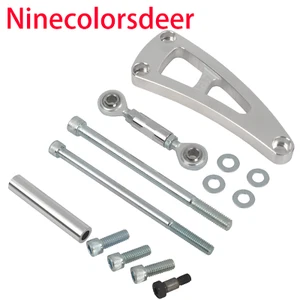 Kit de soporte de alternador de aluminio pulido para bomba de agua larga Chevy Big Block LWP - Imagen 1 de 6