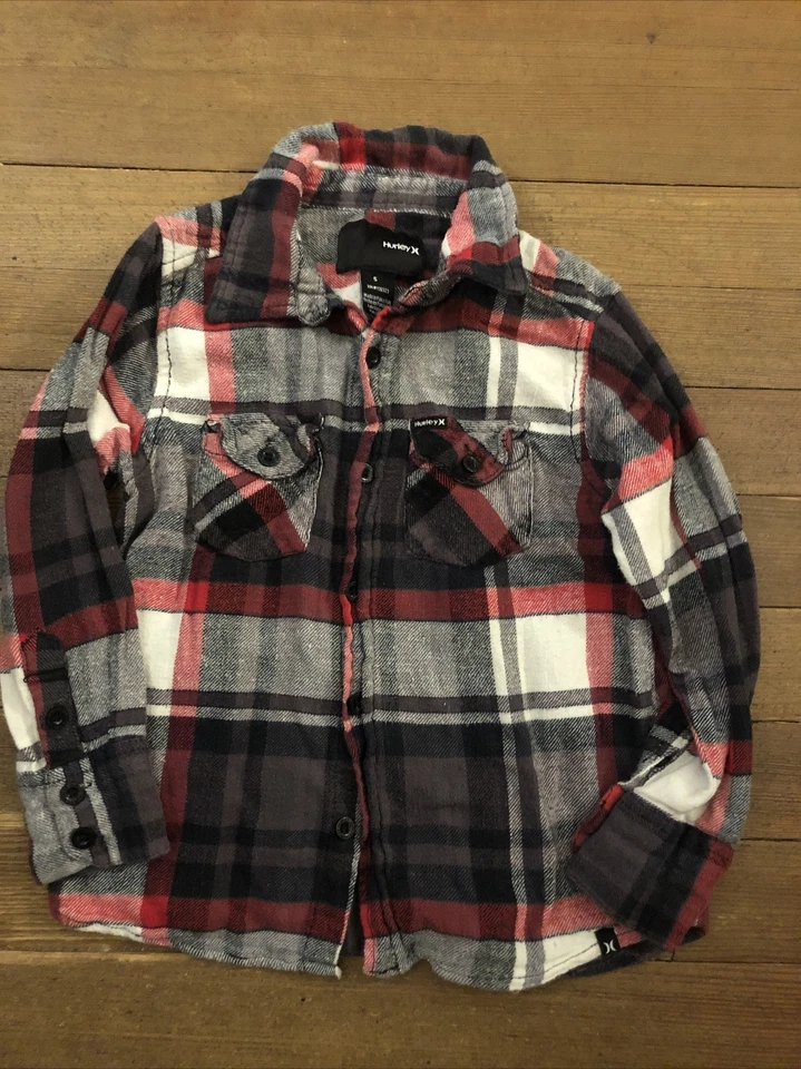 Camisa de franela a cuadros roja Hurley niño 5 Foto 1 de 1